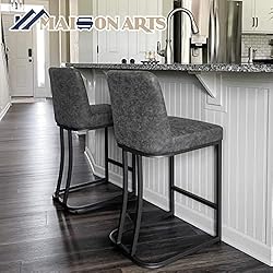 MAISON ARTS Counter Height 24" Bar Stools Set of 2