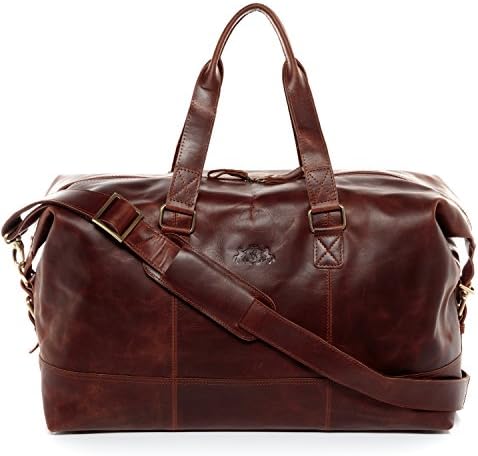 real leather holdall mens