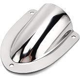 Aramox Marine Clamshell Vent Cover, Stainless Steel Wire Cable Cover for Boats, 4.72 x 3.94 x 1.38 in