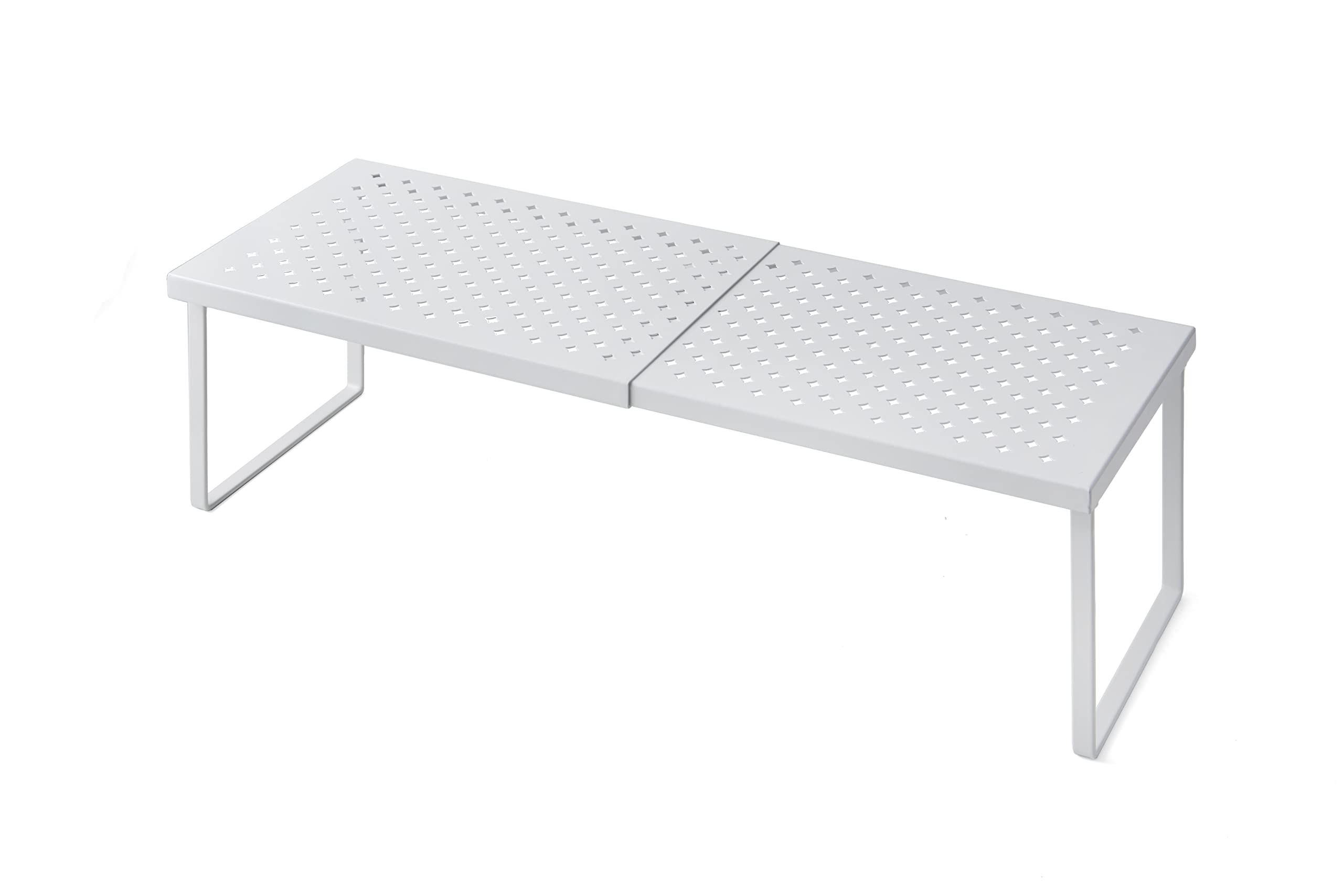 Nifty Expandable Shelf Rack Adjustable- White