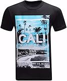 California Republic Paradise Vibes Golden State Of Mind Men's T-Shirt