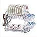 WORTOOL Dish Drying Rack 2 Tier Dish Rack and Drain Board, 21 inch ‘S’ Shape Double Draining Tray Design Effectively Prevent Cross-Contamination.