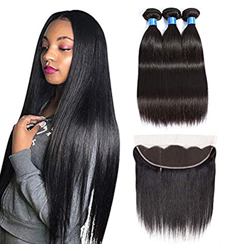 Nicelight-Brazilian-Silky-Straight-Human-Hair-Bundles-With-Frontal-Free-Part-Unprocessed-Silky-Straight-3-Bundles-With-Lace-Frontal-Virgin-Human-Hair-Natural-Black-Color-16-18-2014-frontal