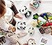 Super Slow Rising Squishies Pack. Includes a Set of 3 Squishy Jumbo Panda Bear. Large Soft Scented Cute Kawaii, Colorful Animal Stress Relief Toy for Kids and Adults. Amazing Squeeze Toys
