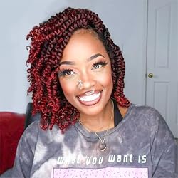 Passion Twist Crochet Hair 8Inch Passion Twist Hair
