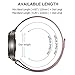 Fullmosa Compatible Gear S3 Bands, 22mm Watch Band Quick Release Compatible Samsung Galaxy 46mm/Gear S3 Frontier/Classic,Huawei Watch 2 Classic/GT Watch Band, Rose Pink
