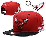 Set of CDG Plus Chicago Bulls Snapback Cap with Keychain