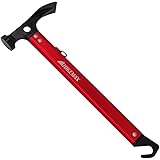 Hikemax Lightweight Outdoor Camping Hammer Aluminum Tent Hammer with Tent Stake Remover, 13-Ounce