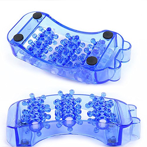 LOHOME Foot Massager - Foot Point Massage Universal Protable Healthy Rolling Wheel Foot Massager Relaxation Feet Pain Relieve Fatigue - 1 Pair (Blue) - Thumbnail 7