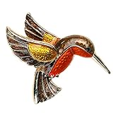 Diamondo Retro Bird Brooch Rhinestone Diamond-Bordered Delicate Alloy Flyer 4038mm