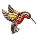 Diamondo Retro Bird Brooch Rhinestone Diamond-bordered Delicate Alloy Flyer 4038mm