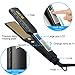 Flat Iron Hair Straightener Professional Nano-Titanium 449F 1.75 Inch Salon High Heat Anti Frizz LCD Dual Voltage BLACK XL CHERMEL