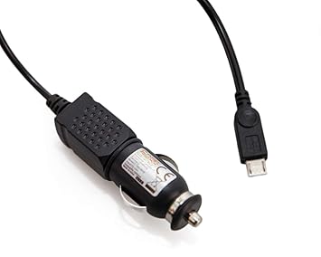 caseroxx Handy Auto-Ladegerät Micro USB Kabel für Nokia C1-01 C 1, hochwertiges Ladekabel inkl. Adapter zum Laden an Zigarett