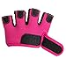 Contraband Pink Label 5537 Womens Micro Weight Lifting Gloves w/Grip-Lock Silicone Padding (Pair) - Minimalist Half Gloves - Apple Watch Friendly (Pink, Medium)
