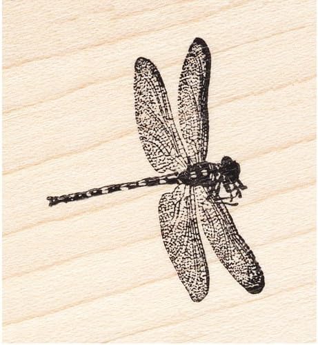 Soaring Dragonfly Rubber Stamp