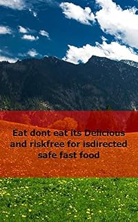 Livro Eat dont eat its Delicious and riskfree