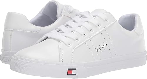 Amazon トミーヒルフィガー スニーカー Luster レディース レディス 女性用 Womens シューズ 靴 ホワイト White 22 5cm Us5 5 並行輸入品 Tommy Hilfiger トミーヒルフィガー シューズ バッグ