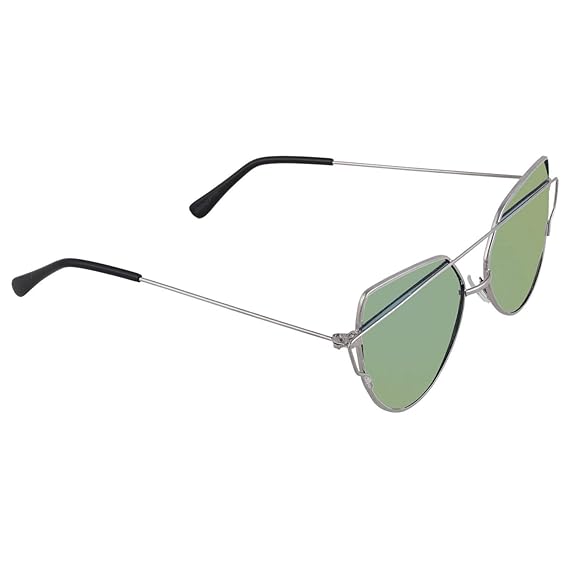 green lens aviator sunglasses
