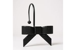 12PCS Decorative Shower Curtain Hooks, Bow Knot Curtain Hooks Shower Rings for Bathroom Baby Room Nursery Art Decors (Bow Kno