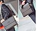 POLO VIDENG M336 Top Leather RFID Block Briefcase Shoulder Messenger Business Bag From Italy Design (Ch-brown)