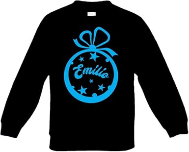 Idee Regalo Natale 13 Anni.Felpa Bimbo Bambino Idea Regalo Di Natale Christmas Ball Bianca Maschietto 12 13 Anni Amazon It Abbigliamento