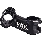 Litetop MTB Stem 31.8 Stem 60mm 70mm 90mm 25 Degree Wake Mountain Bike Stem Short Handlebar Stem for Most Bicycle, Road Bike, MTN, BMX, Fixie Gear, Cycling (Aluminum Alloy, Black)