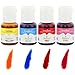 U.S. Cake Supply 4 Color Liqua-Gel All Natural Plant Based Food Coloring Kit in Tin Gift Box - Chefmaster Red, Yellow, Blue, Pink Bottles - Cakes, Baking, Icings, Cookies, Frosting, Fondant, Bath Bomb