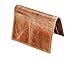 Wallet for Men With Coin Pocket RFID Leather Card Holder Big Trifold 3 ID Windows (Brown)