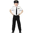 LATOBREATH Boys Kids Pilot Halloween Costume Airline Captain Uniform Party Dress Up Birthday