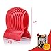 Multiuse Tomato Slicer Holder with Firm Grip Ergonomic 13 Dividers Design for Precise Cuts Slicing Shredding Tomatoes Lemons Potatoes Round Fruits Vegetables with Bonus eBook