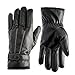 FAMY Quality Men's Winter Outdoor Extreme Winter Touchscreen Classic Motorcycle Gloves Cycling Soft Simulated Leather Windproof Waterproof Touchscreen Gloves