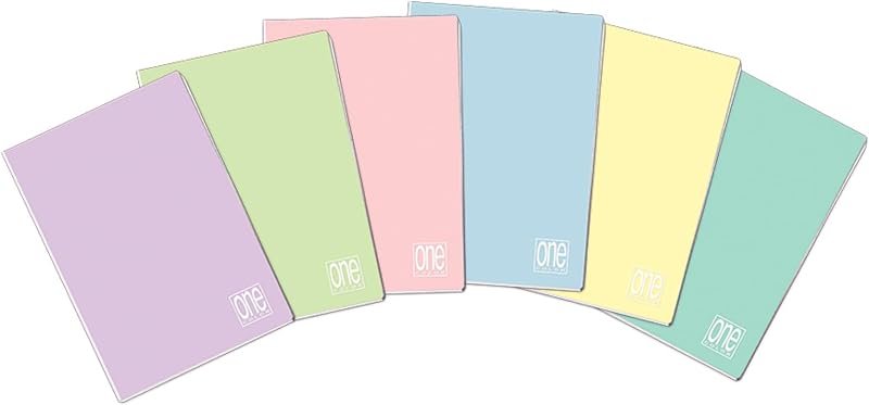 - 10 Maxi cuadernos One Color PASTELLO con Jolly Page - Cuadrícula 0Q — foto 1 de 7