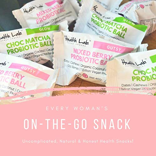 Salted Caramel Protein Balls by Health Lab PlantBased, Natural and Vegan NonGMO and Gluten