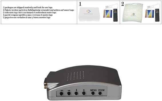 Amazon Com Pc Vga To Tv Av Rca Signal Adapter Converter Video Switch Box Vga Cable Is Not Included 0 5m Computers Accessories