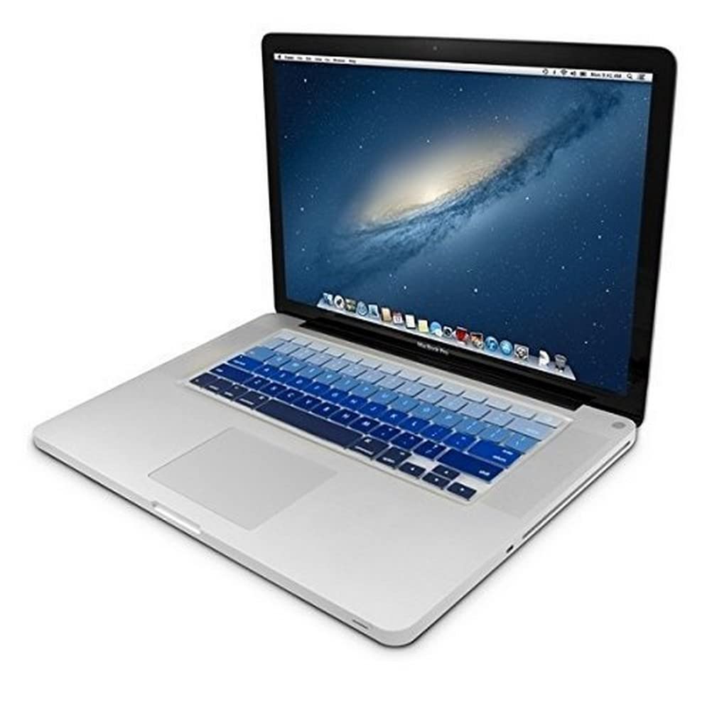 MarBlue MLAPKB1WT-FR | Silicone Keyboard Protector | Accessory For French Keyboard | FR Version | Compatible With Apple MacBook Air/Pro/Retina From 13 '' To 15 '' | Blue