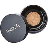 INIKA Organic Mineral Powder Foundation with SPF 25 - Vegan Makeup, Natural Looking, Buildable Coverage, Flawless Radiance & Glow, Blemish Coverage, Cruelty Free, Sustainable Packaging, Trust, 8g