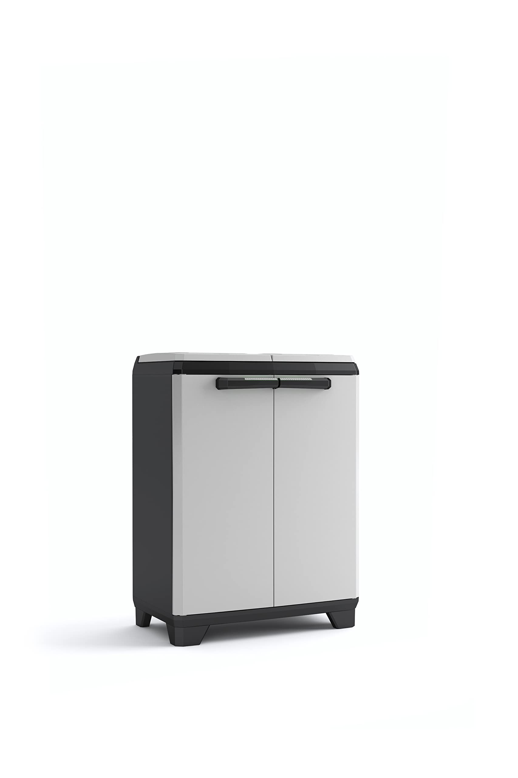 Keter 9736000 Split Recycling Cabinet Premium 68x39x92 cm grey