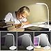 Brivation Dimmable LED Desk Lamp, 3 Dimming Levels, Eye-Care, Touch Sensitive, USB Charge/4AA Batteries Table Lamp, Office Lamp, Reading Lamps, Bedroom Lamps White