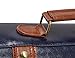 ECOSUSI Women Vintage PU Leather Laptop Bag Briefcase Crossbody Messenger Bags Satchel Purse, Dark Blue