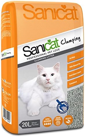 Sanicat Clumping Litter 20ltr (Pack of 2)