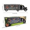 Dinosaur Truck Toy, Dinosaur Truck Set with 6 Mini Dinosaurs Educational Kids Truck Toy Car for Children Boys Girls