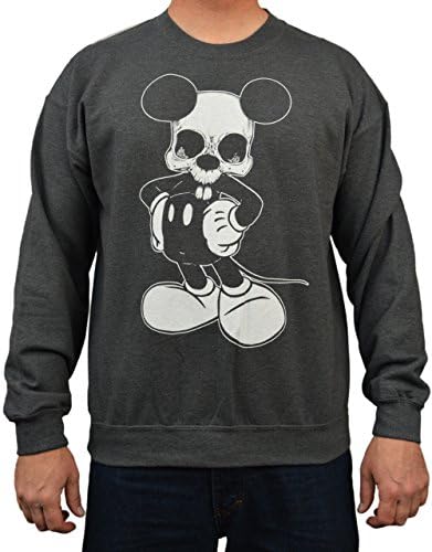 Men's Mikey Josh Stebbins Dead Mouse Skull Tattoo Art Artist Pullover Sweatshirt