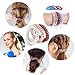 Spiral Hair Ties, Coil Hair Ties, Phone Cord Hair Ties, No Crease Hair Ties, Colorful Hair Accessories for Women Girls, Including Fluorescent Series And Matte Series (20PCS)