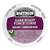 Martinson Single Serve Coffee Capsules, Dark Roast, Compatible with Keurig K-Cup Brewers, 48 Count
