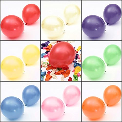 100pcs 10'' Colorful Air Latex Balloon Wedding Birthday Party (Mixed Color)