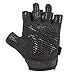 Contraband Pink Label 5137 Women's Padded Weight Lifting and Rowing Gloves w/Grip-Lock Padding (Pair) - Machine Washable Fingerless Workout Gloves Designed Specifically for Women