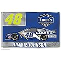 Jimmie Johnson #48 2017 CAR Version 3x5 Flag Outdoor House Banner Nascar Racing
