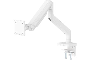 MSI MAG MT201W - Premium Heavy Duty Single Monitor Stand Arm, Supports 17-49" and 44 lbs, VESA Compatible, Adjustable Spring 