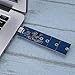 INTEFIRE M.2 USB 3.0 Adapter, M2 SSD Reader, NGFF SATA Based B & M Key Solid State Drive Converter as Portable Flash Drive/External Hard Drive, Support 2230 2242 2260 2280 (No Cable Needed)