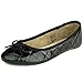 Alpine Swiss Women's Patent Leather Aster Slip On Ballet Flats